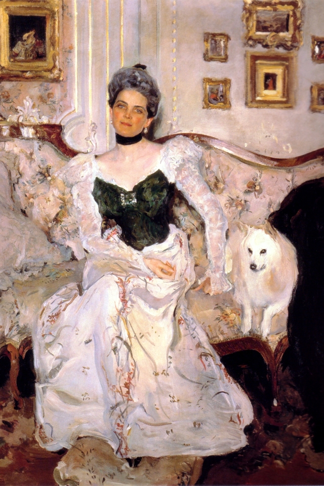 Zinaida Yusupova by V.Serov by Valentin Serov