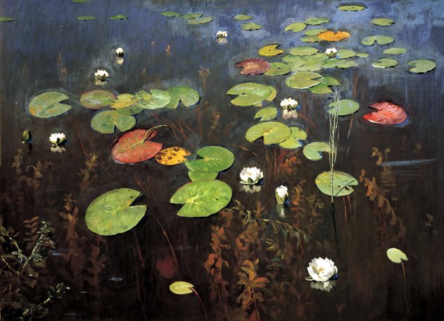 Water lilies by Isaac Levitan