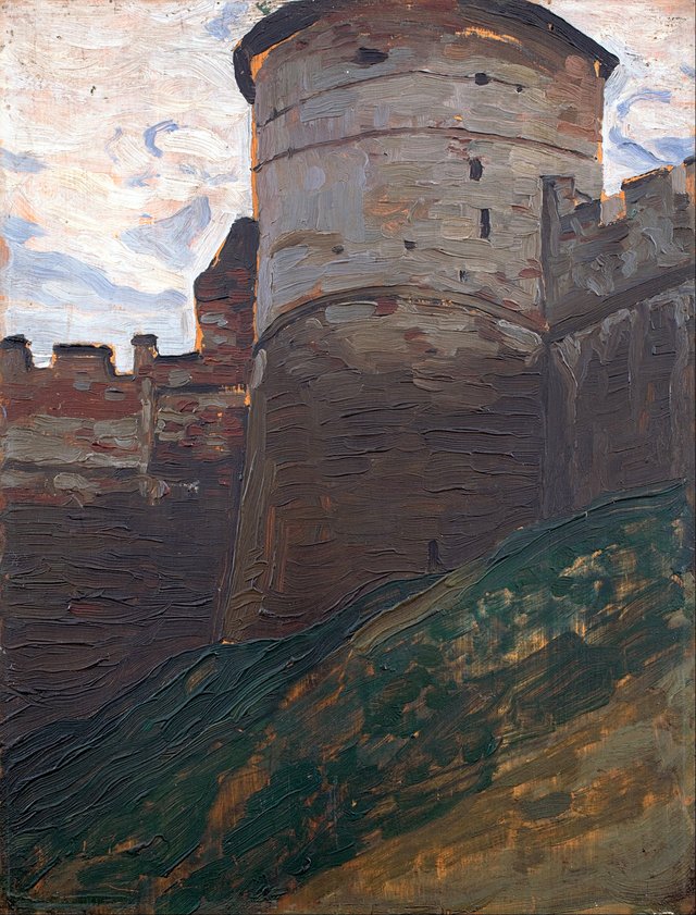 The Fortress Tower at Nizhny Novgorod by Nicholas Roerich