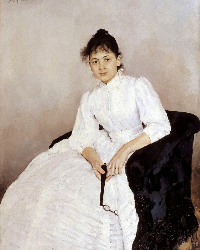 Portrait of Maria F. Jakuntjikova by Valentin Serov
