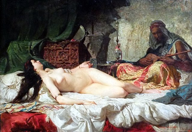 The Odalisque by Mariano Fortuny Marsal