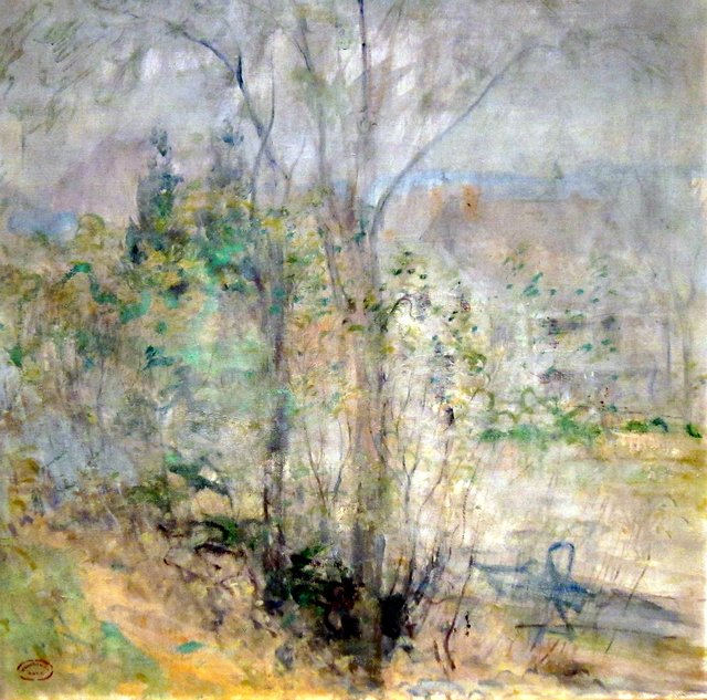 View of the Brush House, Cos Cob, Connecticut by John Henry Twachtman