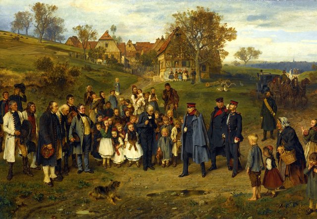Hoheit auf Reisen (1867) by Ludwig Knaus