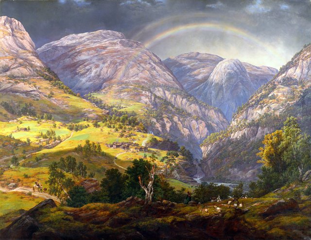 View from Stalheim by Johan Christian Dahl