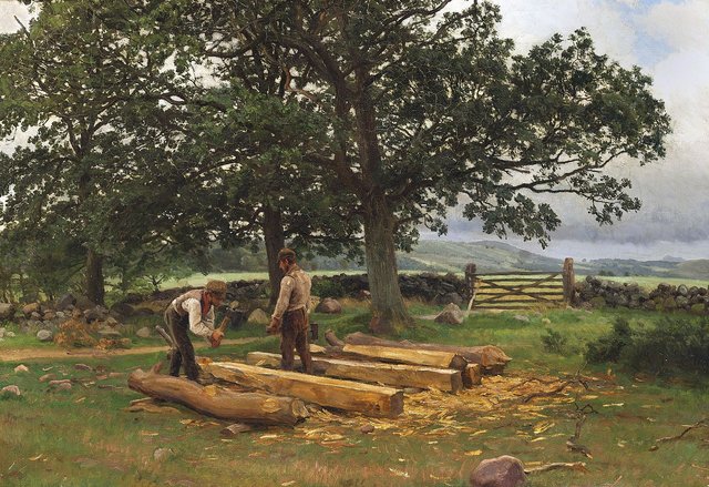 Forest workers in Sweden. by Joakim Skovgaard