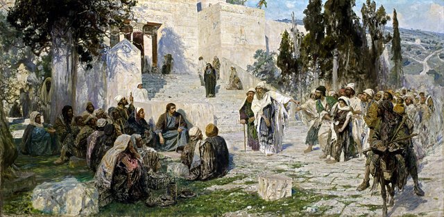 He that is without sin... by Vasily Polenov