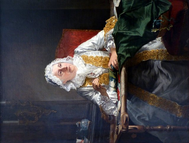 Madame Crozat by Joseph Aved