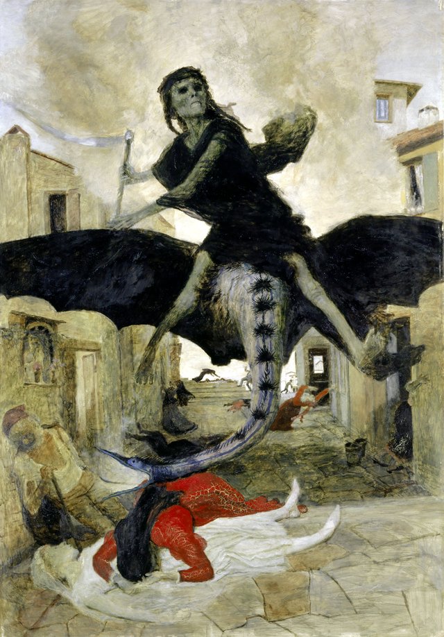 The Plague by Arnold Böcklin