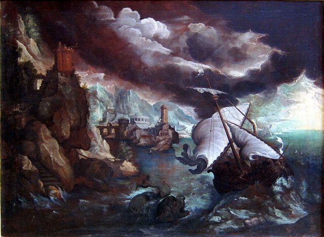 Le naufrage de Jonas by Paul Bril