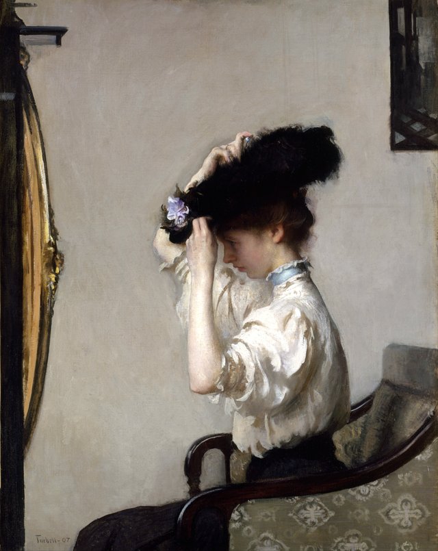 Preparing for the Matinee by Edmund Charles Tarbell