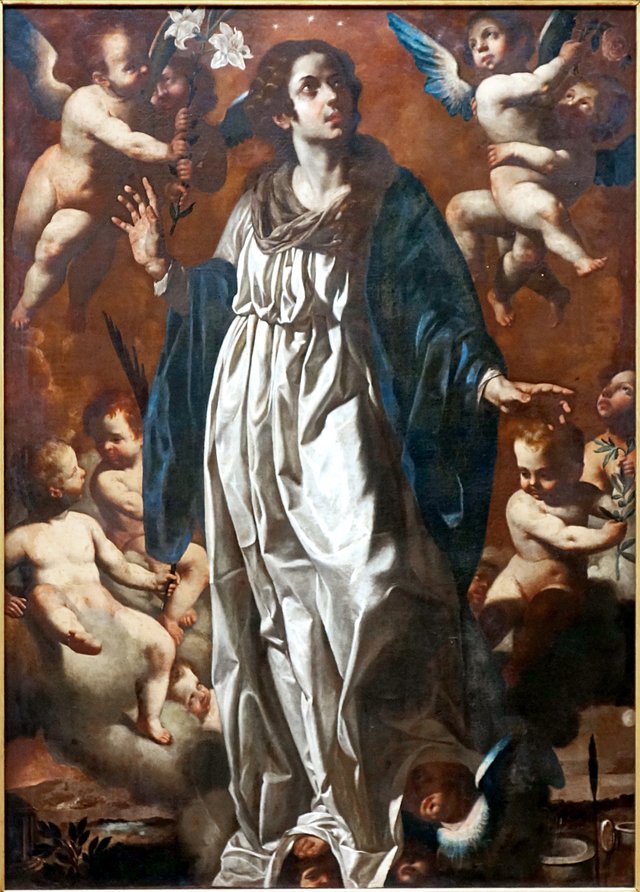 L'immaculée Conception by Paolo Domenico Finoglia
