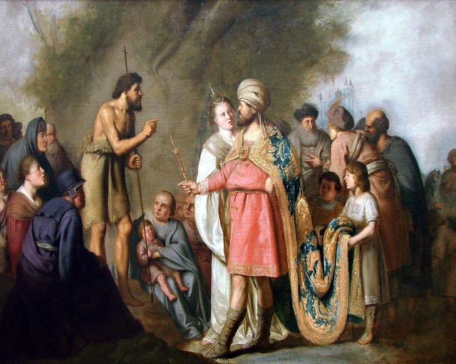 Saint John the Baptist Preaching Before Herod by Pieter de Grebber
