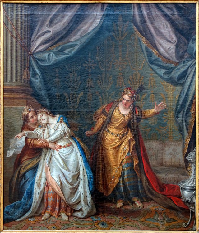 Atalide et Roxane by Charles-Antoine Coypel
