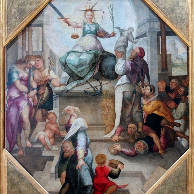 Allégorie de la Justice by Domenico Beccafumi