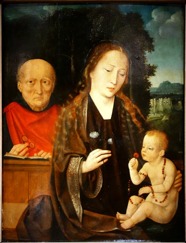 De H. Familie by Master of the Holy Blood