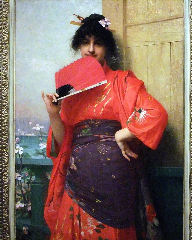 Une Japonaise (The Language of the Fan) by Jules Lefebvre