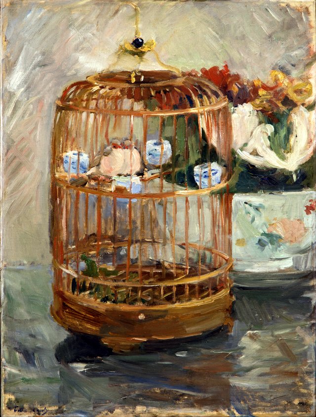 The Cage by Berthe Morisot
