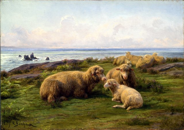 Sheep by the Sea by Rosa Bonheur