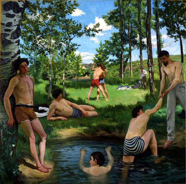 Summer Scene by Frédéric Bazille