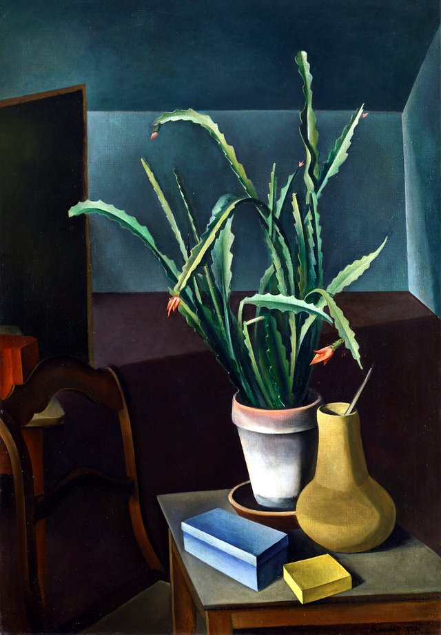 cactus still life by Alexander Kanoldt