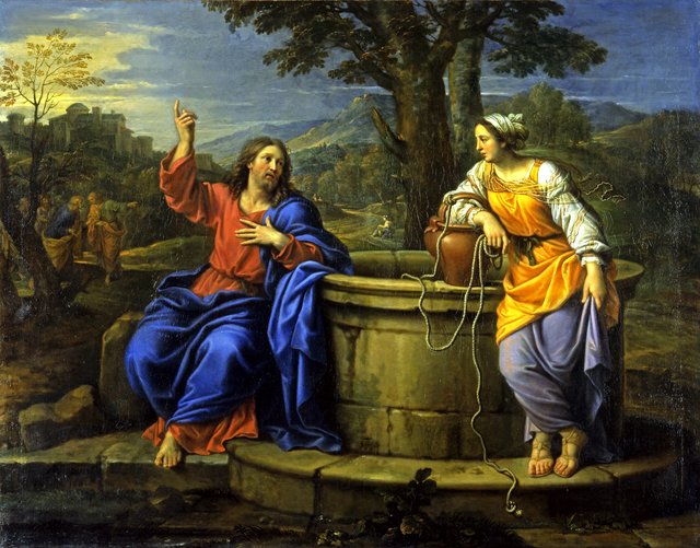 Christ and the Woman of Samaria by Pierre Mignard I