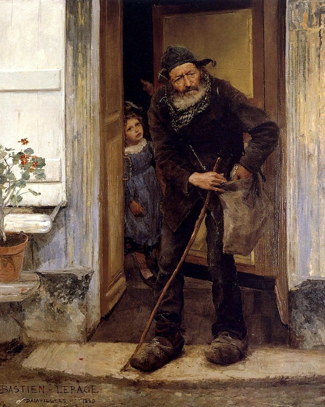 The Beggar by Jules Bastien-Lepage