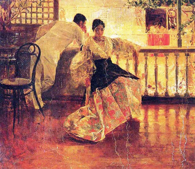 Tampuhan by Juan Luna