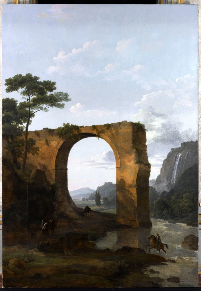 Italian Landscape by Jean-Victor Bertin