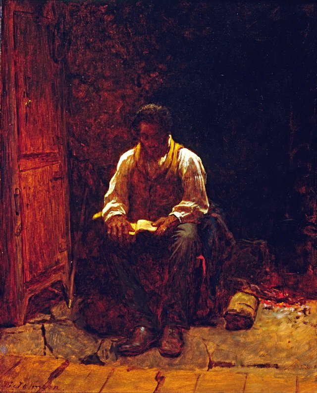 The Lord is My Shepherd by Eastman Johnson