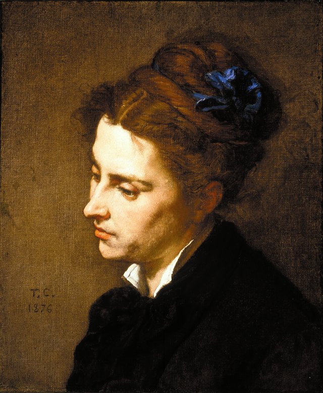 Head of a Woman by Thomas Couture