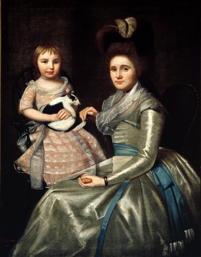 Portrait of Mrs. William Taylor by Ralph Earl