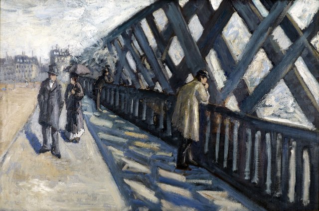 Étude pour "Le Pont de l'Europe" (Study for "Le Pont de l'Europe") by Gustave Caillebotte
