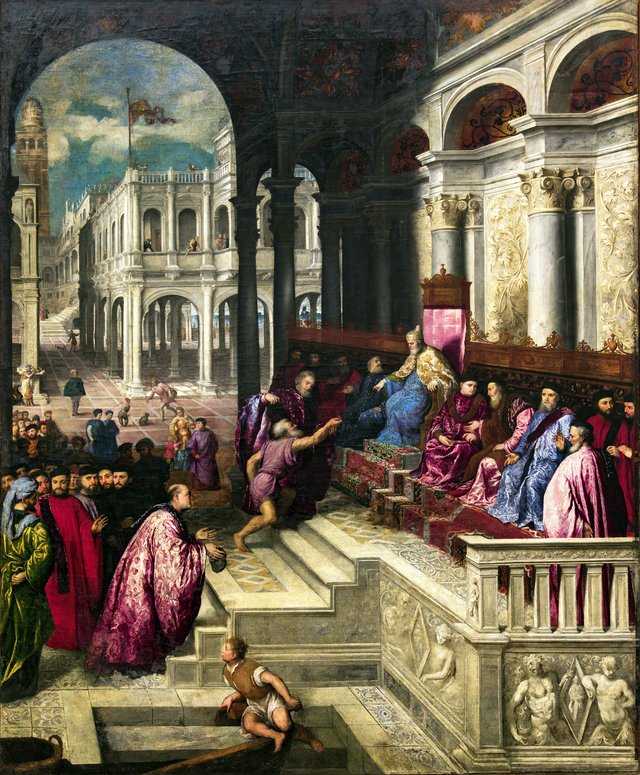 The Presentation of the Ring to the Doges of Venice by Paris Bordone