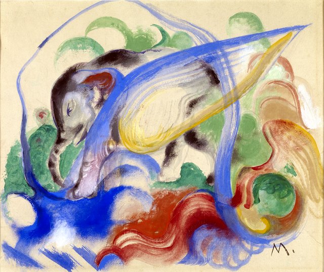 Fairy Animal by Franz Marc