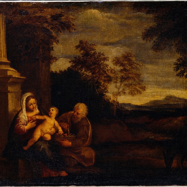Rest on the Flight into Egypt by Pier Francesco Mola