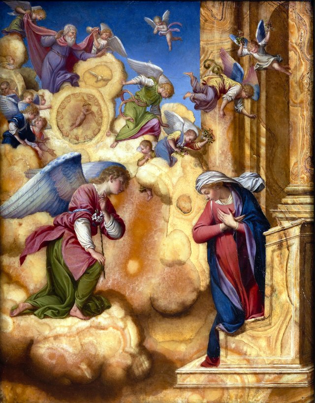Annunciation by Orazio Gentileschi
