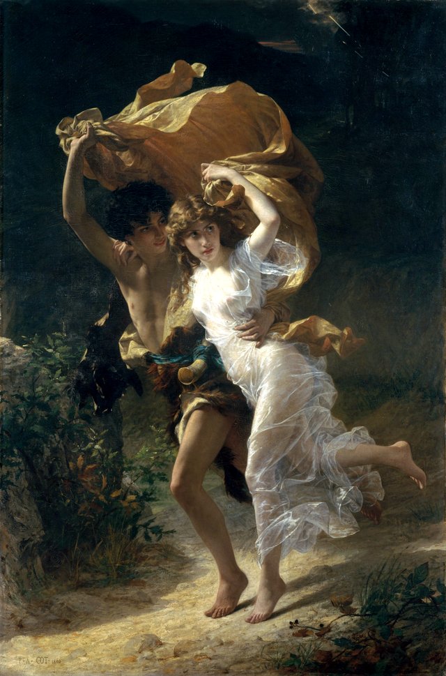 The Storm by Pierre Auguste Cot