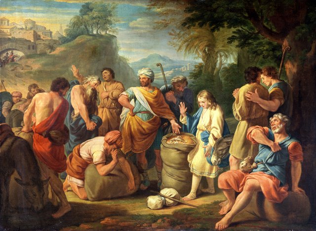 The Finding of the Money in Benjamin's Sack by Nicolas Bertin