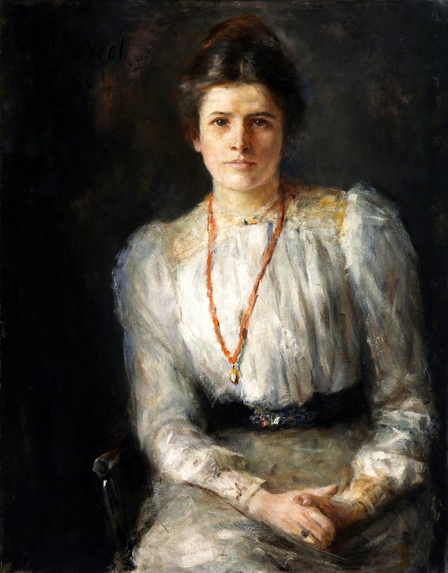 Portrait of Susan Mary (Lily) Yeats (1866 -1949), Embroiderer and Designer by John Butler Yeats