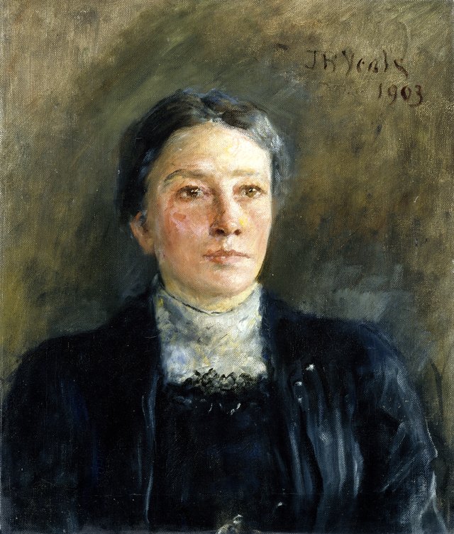 Portrait of Augusta Gregory (1852-1932), Dramatist by John Butler Yeats