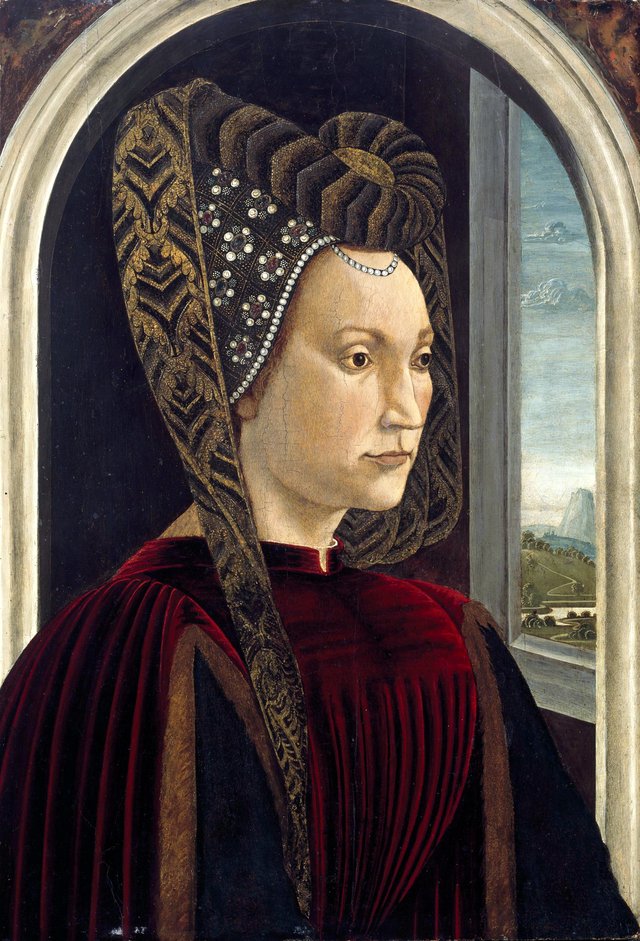 Presumed Portrait of Clarice Orsini, Wife of Lorenzo the Magnificent by Domenico Ghirlandaio