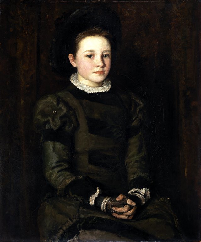 Portrait of Hester Dowden as a Child by John Butler Yeats