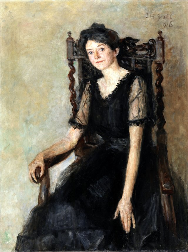 Portrait of Mrs Caughey by John Butler Yeats