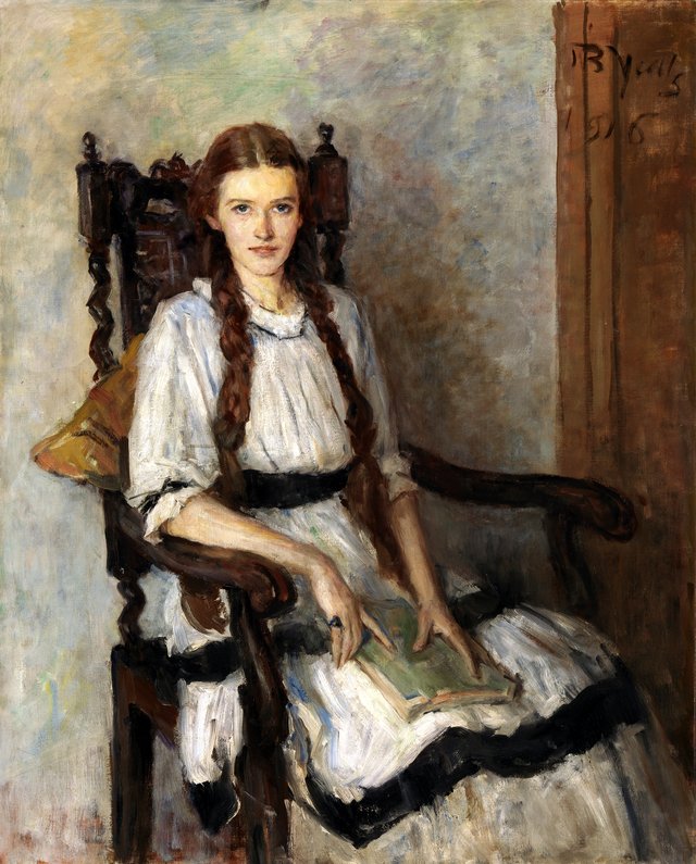 Portrait of Mary Lapsley Guest (née Caughey) (1901-1964) by John Butler Yeats