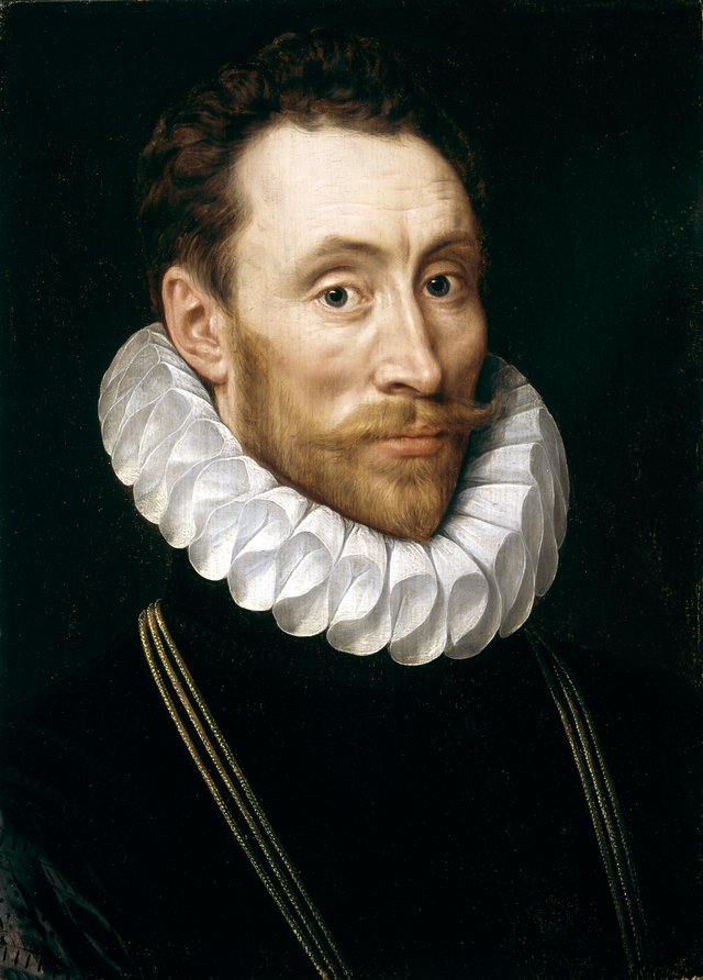 Portrait of a Man Aged 31 by Adriaen Thomasz. Key