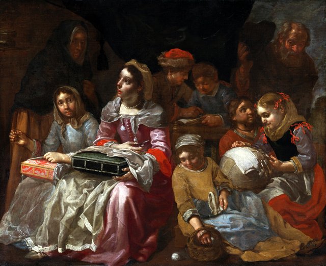 The Embroidery Shop by Bernhard Keil