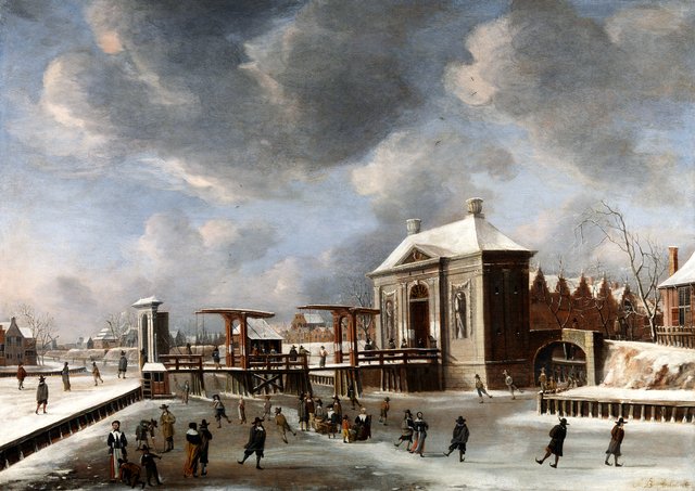 The Heiligewegs Gate, Amsterdam by Jan Abrahamsz Beerstraaten