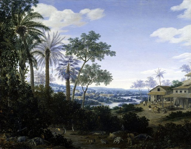 Brazilian Landscape with Sugar Mill by Frans Post