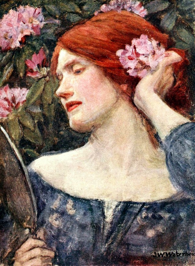 Study in Oils by John William Waterhouse