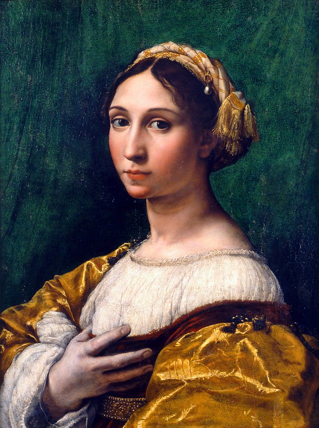 Portrait of a young woman by Giulio Romano